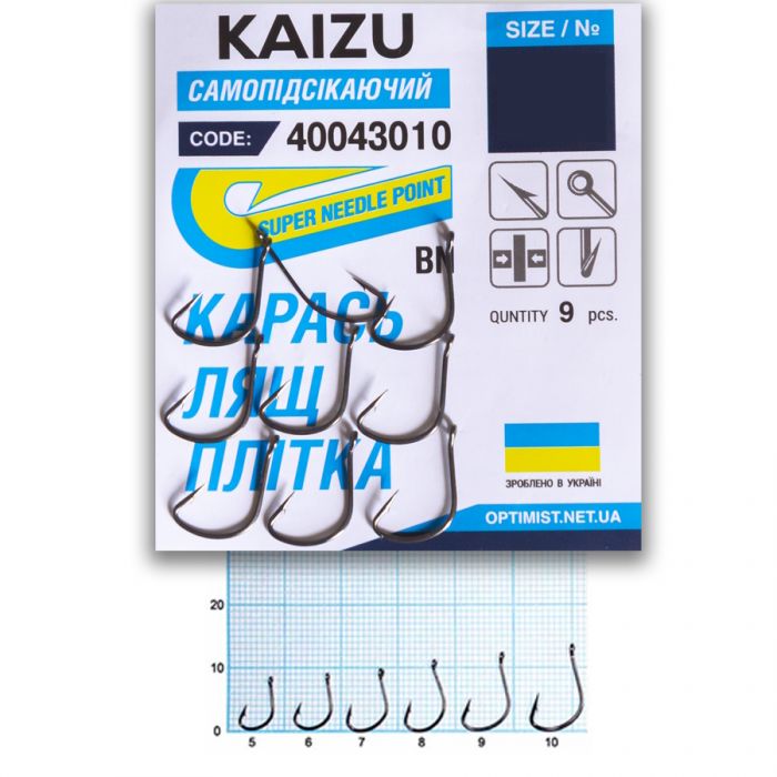 Гачок Optimist Kaizu BN № 9 (самопідсекающий)