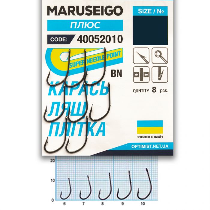 Гачок Optimist Maruseigo ring BN № 14 (плюс)