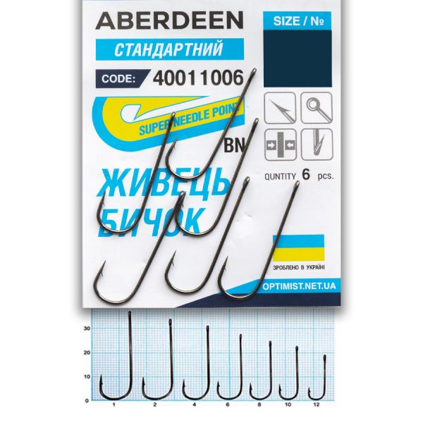 Гачок Optimist Aberdeen BN № 1 (стардарт)